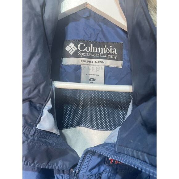 Special Olympics Team USA Navy Blue‎ Nylon Columbia Men's M Wind Breaker Jacket - Picture 3 of 4